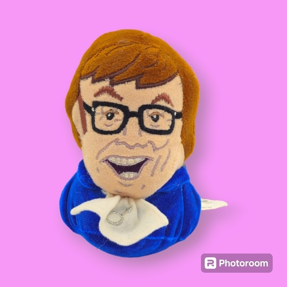 Vintage 1999 Silly Slammers Austin Powers Plush Bean Bag - Picture 1 of 7